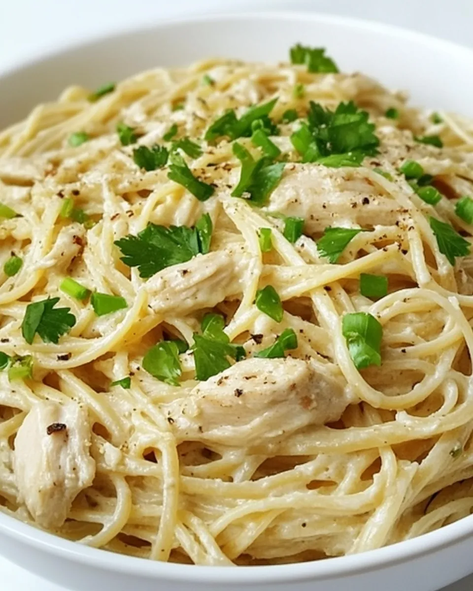 Creamy Miso Chicken Pasta