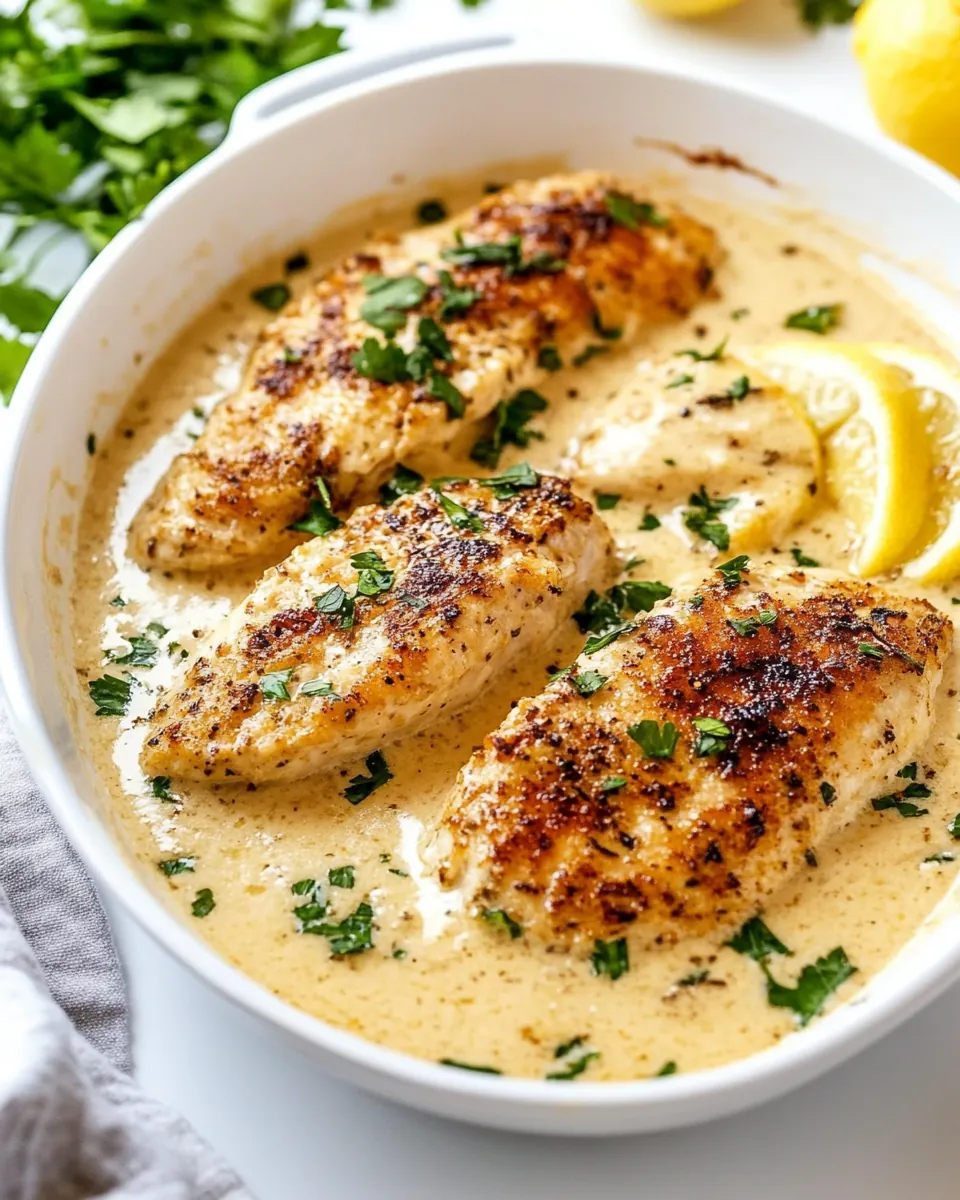 Creamy Parmesan Chicken