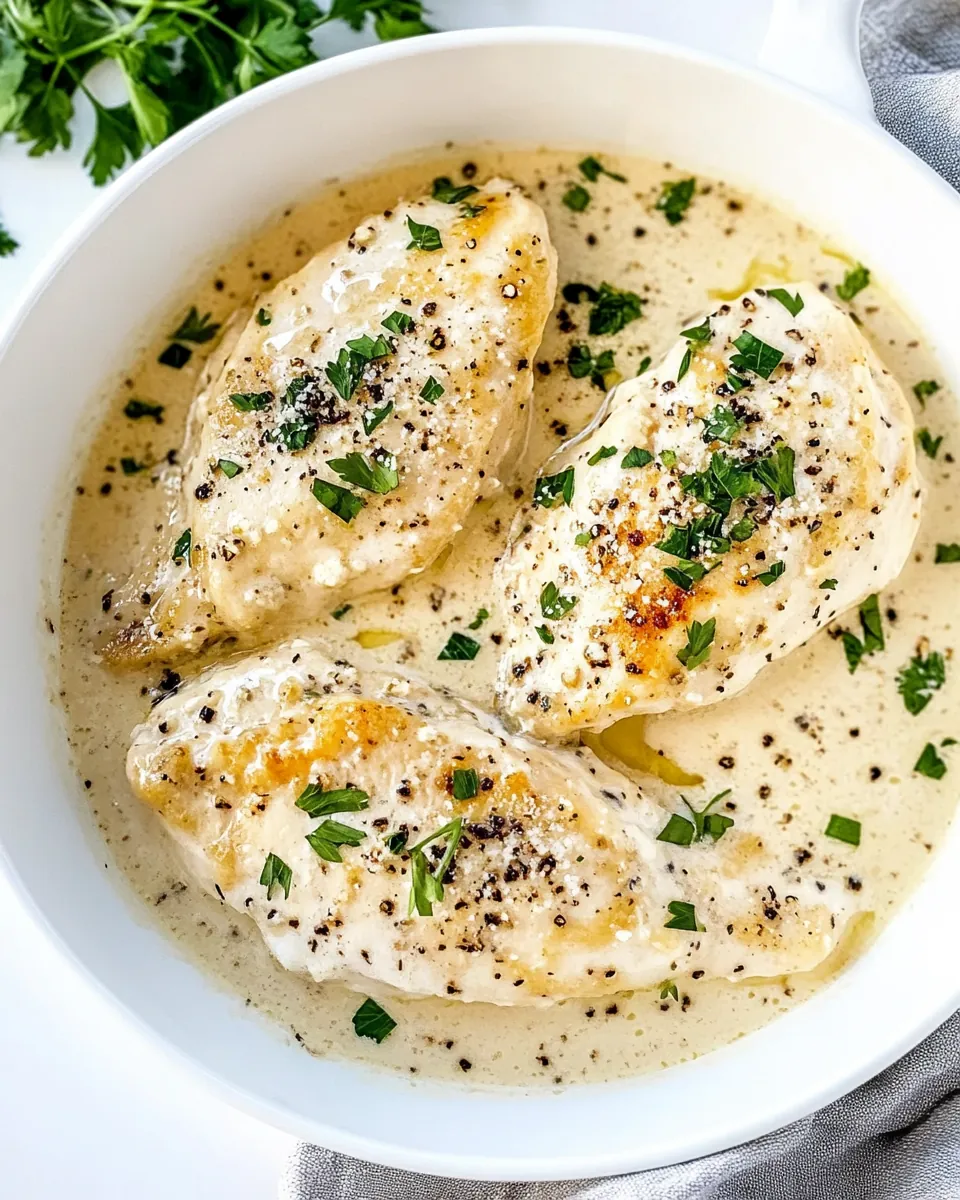 Creamy Parmesan Chicken