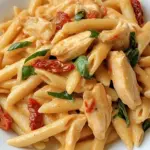Creamy Pasta with Chicken and Sun-dried Tomato Pesto