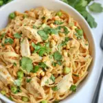Creamy Peanut Noodles With Chicken