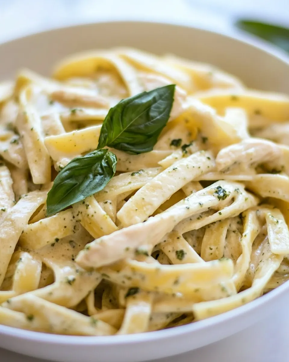 Creamy Pesto Chicken Pasta