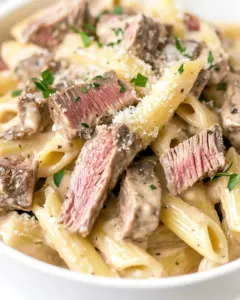 Creamy Prime Rib Pasta