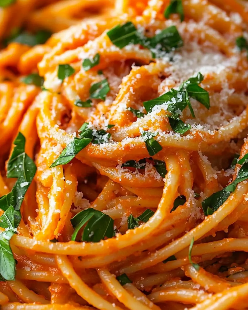 Creamy Roasted Red Pepper Pasta