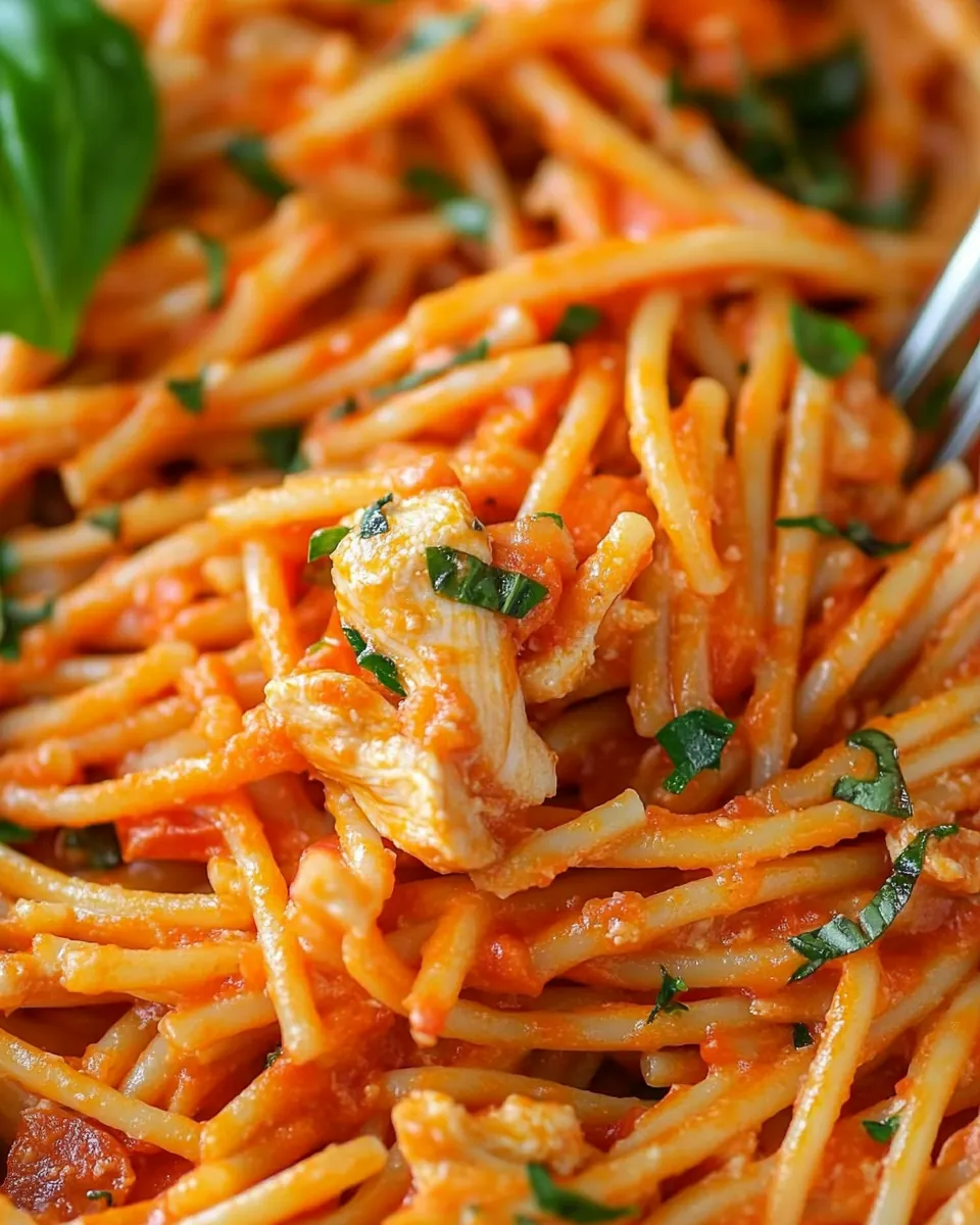 Creamy Roasted Red Pepper Pasta