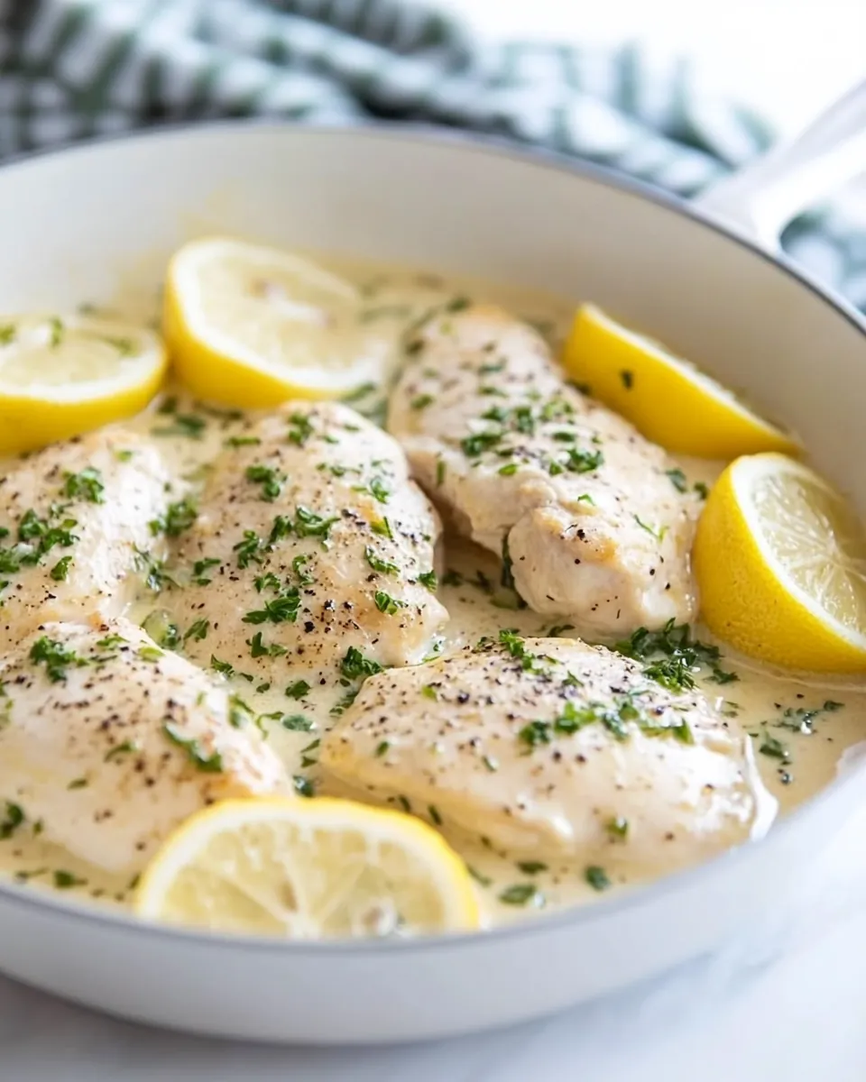 Creamy Skillet Lemon Chicken