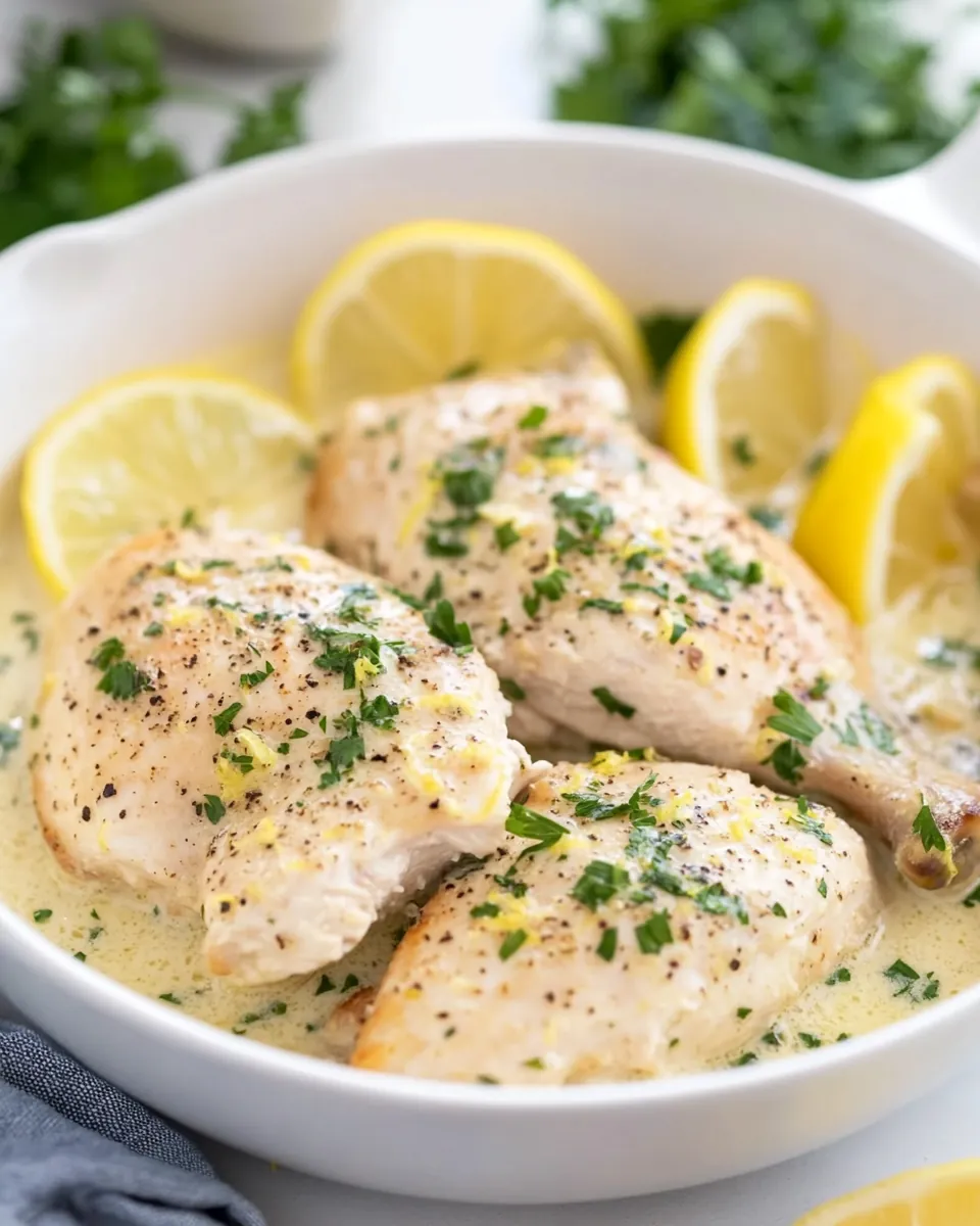 Creamy Skillet Lemon Chicken