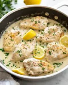 Creamy Skillet Lemon Chicken