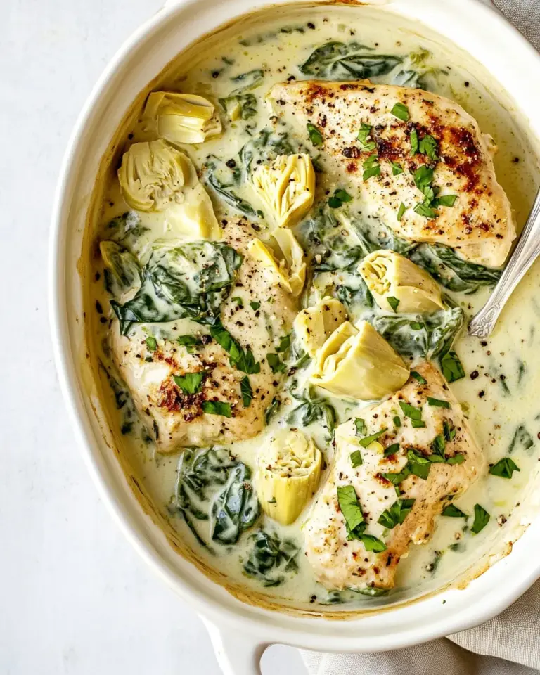 Creamy Spinach Artichoke Chicken