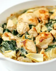 Creamy Spinach and Artichoke Chicken