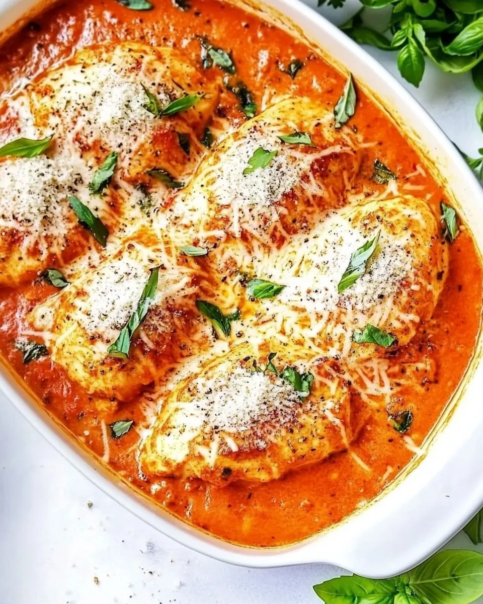 Creamy Tomato Italian Parmesan Chicken