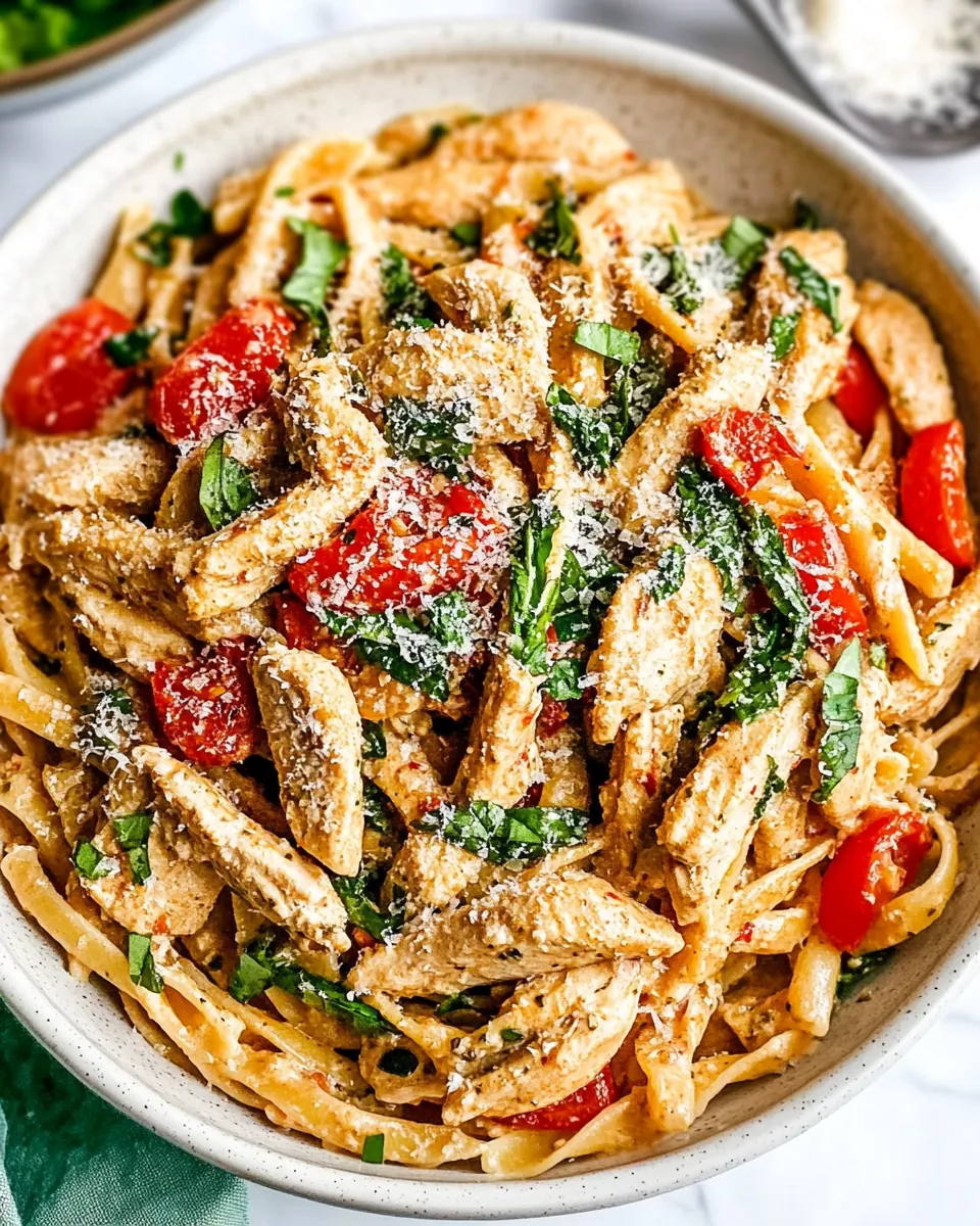 Creamy Tuscan Chicken Pasta