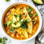 Creamy White Bean Chicken Enchilada Soup