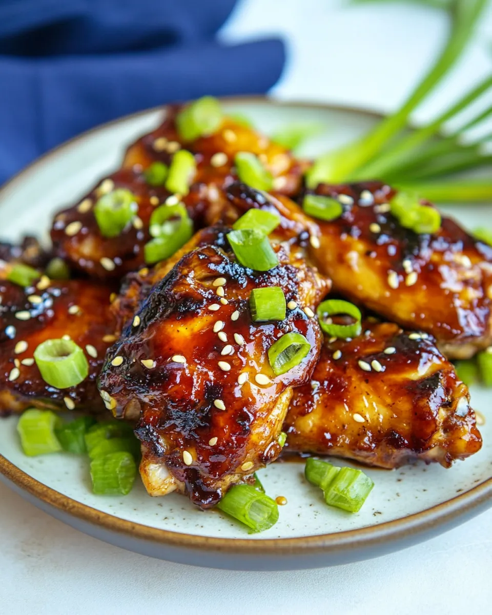 Crispy Air Fryer Asian Chicken Thighs