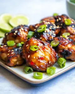 Crispy Air Fryer Asian Chicken Thighs