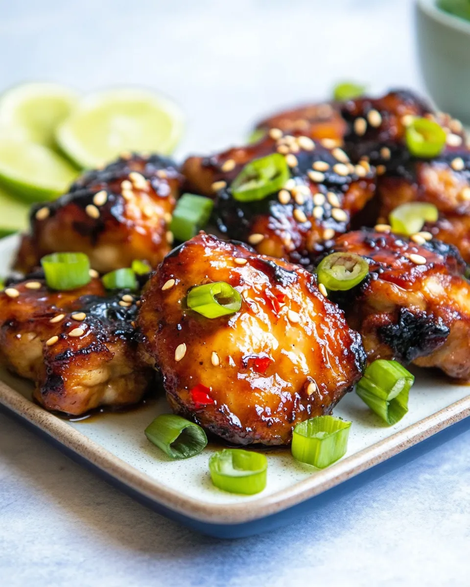 Crispy Air Fryer Asian Chicken Thighs