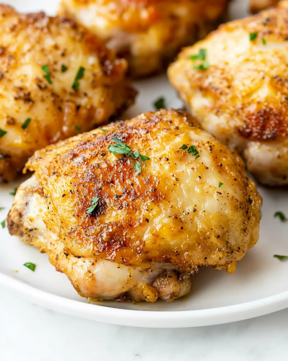 Crispy Air Fryer Chicken Thighs