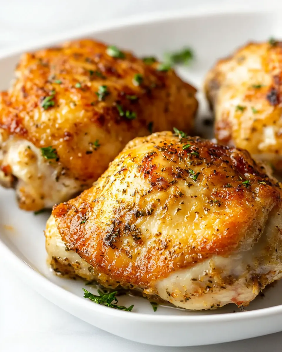 Crispy Air Fryer Chicken Thighs