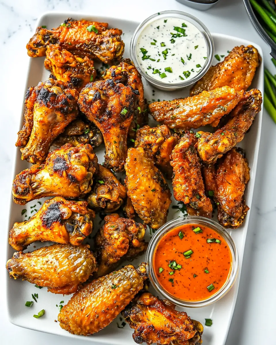 Crispy Air Fryer Chicken Wings