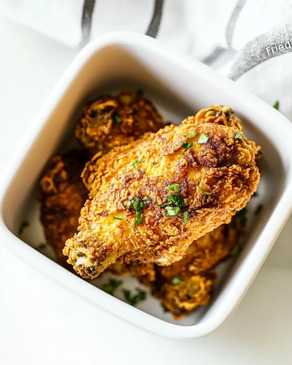 Crispy Air Fryer Fried Chicken
