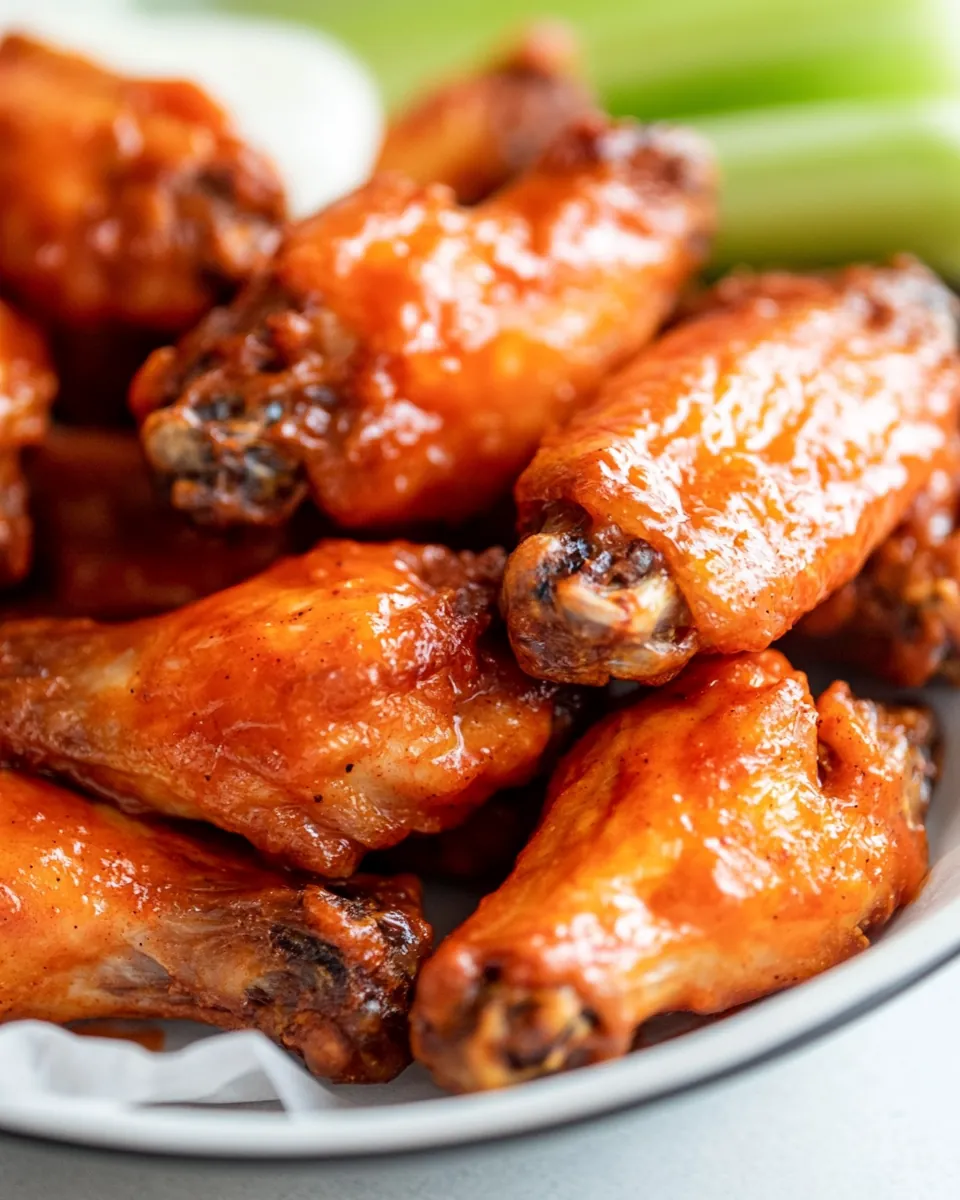 Crispy Baked Buffalo Chicken Wings