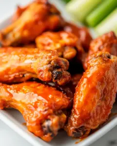 Crispy Baked Buffalo Chicken Wings