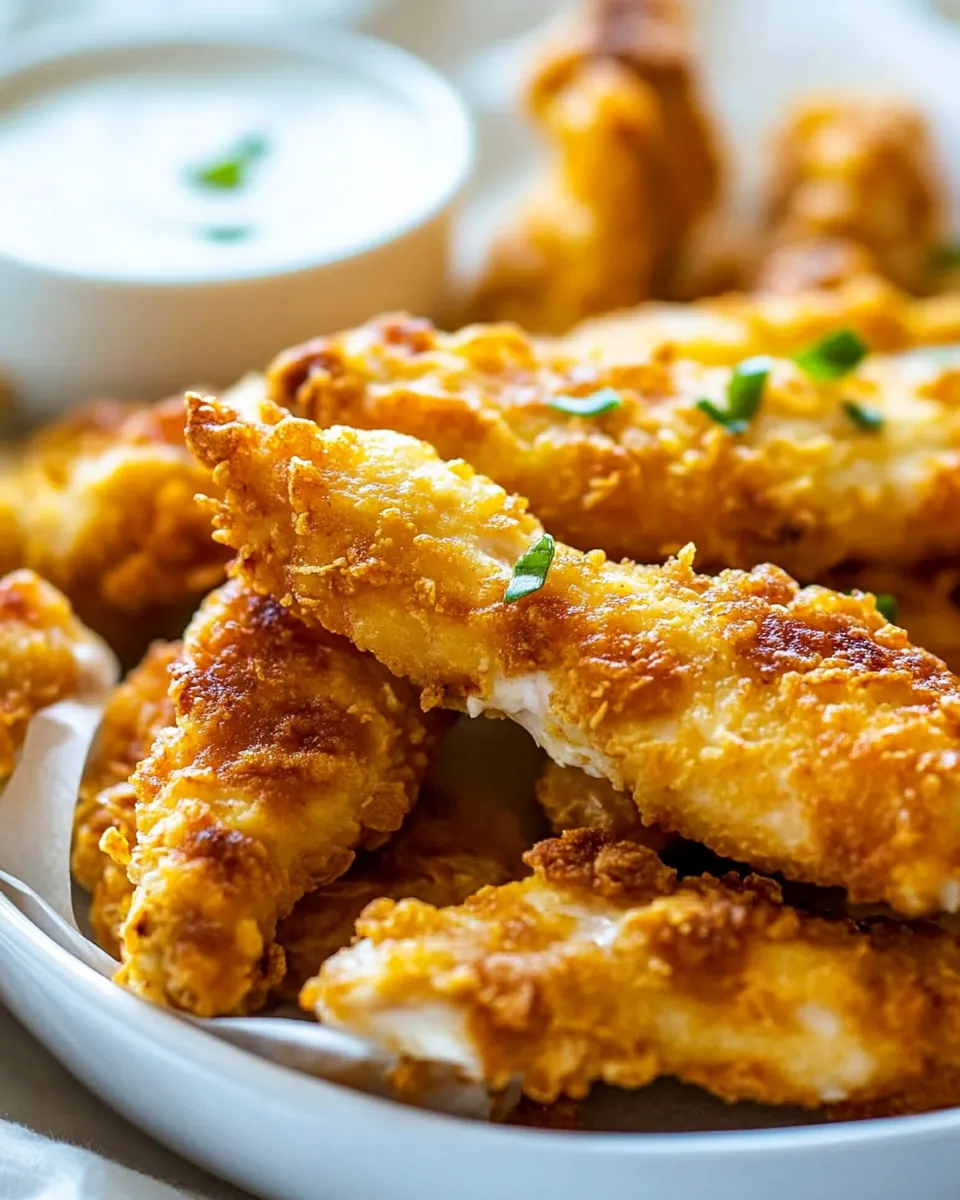 Crispy Baked Chicken Fingers