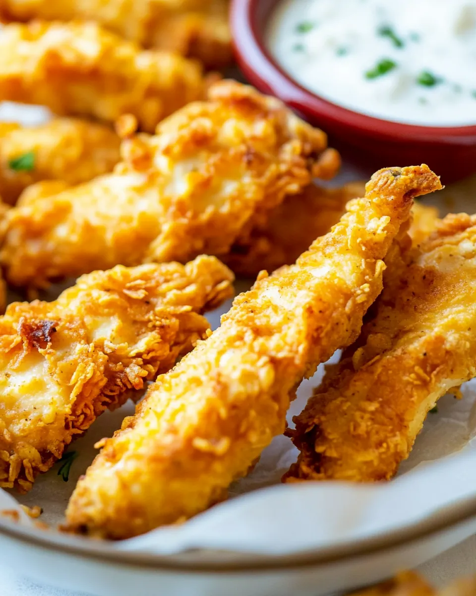 Crispy Baked Chicken Fingers