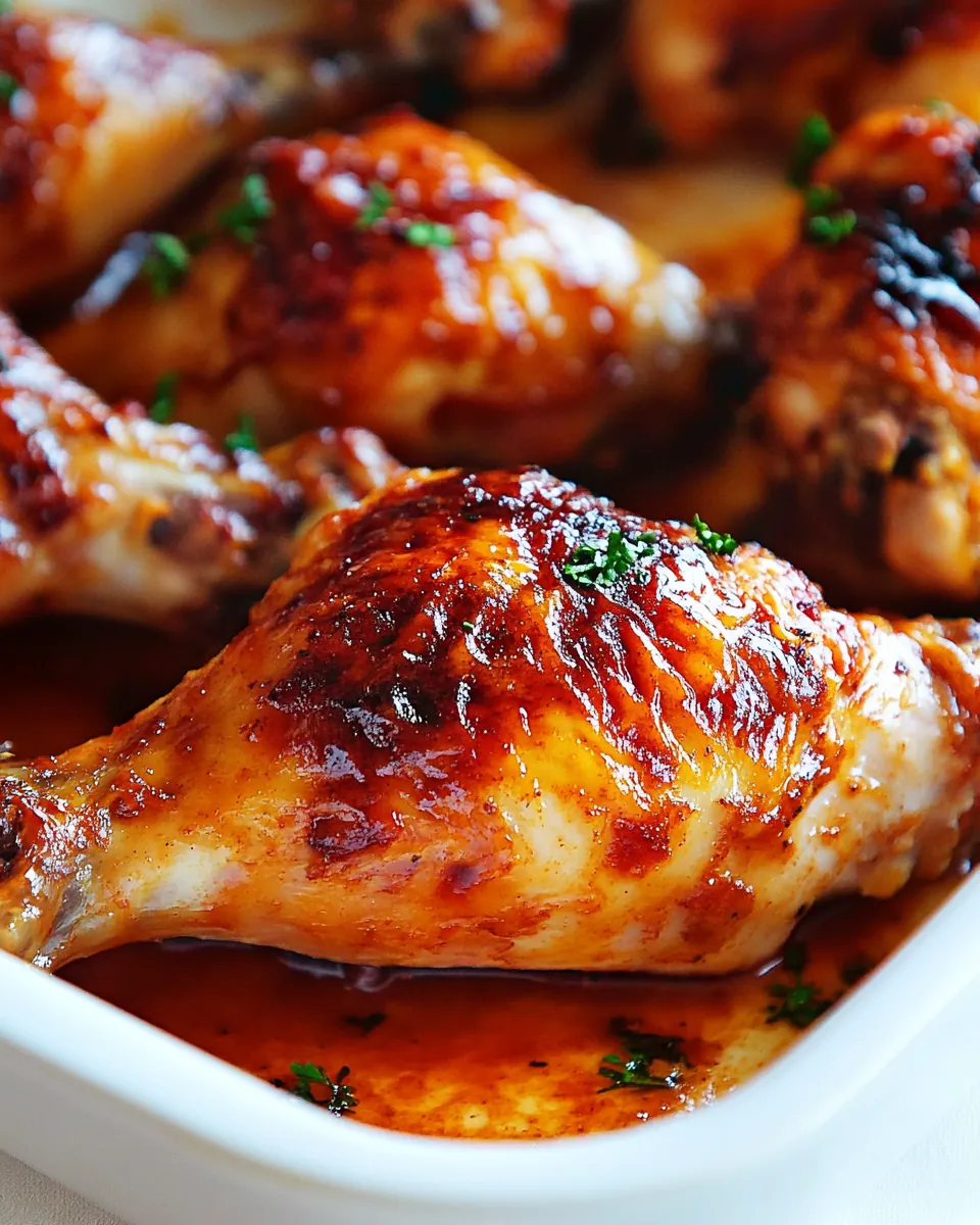 Crispy Baked Chicken Legs