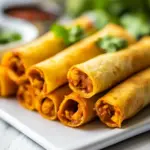 Crispy Baked Chicken Taquitos