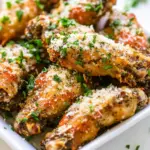Crispy Baked Parmesan Chicken Wings