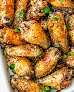 Crispy Baked Salt and Pepper Chicken Wings
