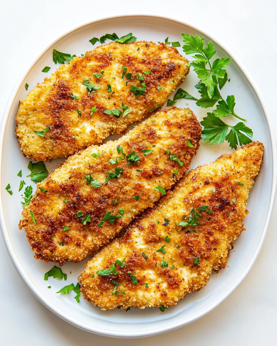 Crispy Breaded Chicken Cutlets