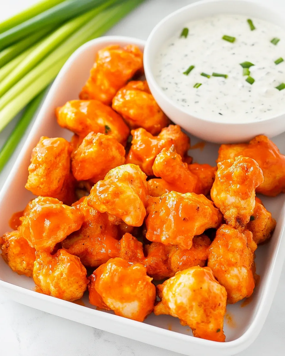 Crispy Buffalo Chicken Bites