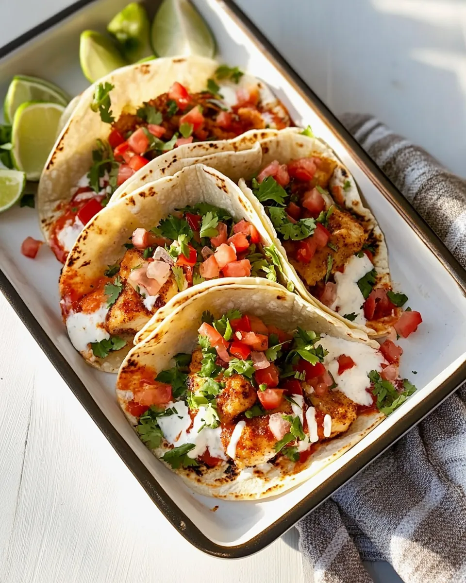Crispy Cheesy Chicken Tacos