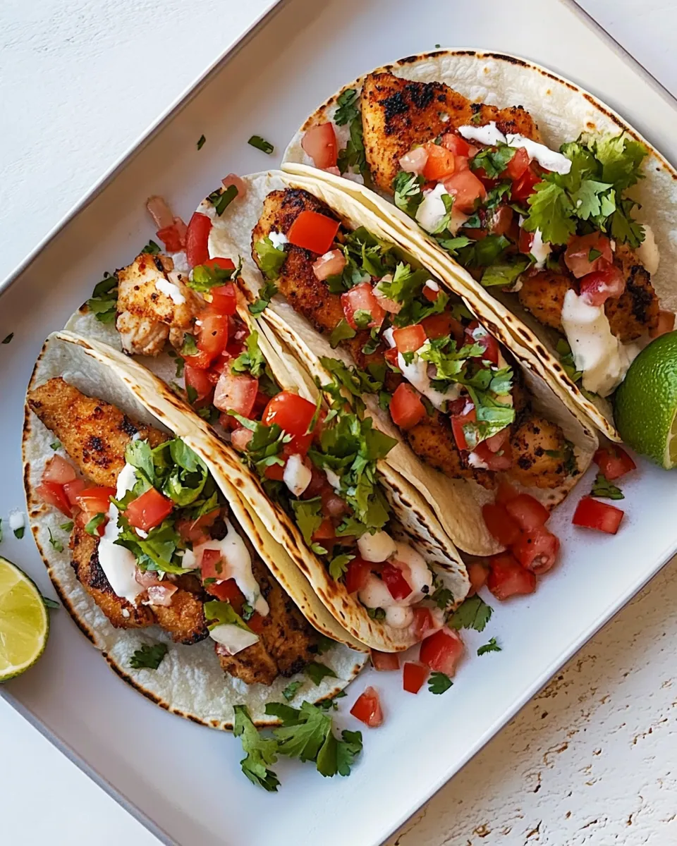 Crispy Cheesy Chicken Tacos