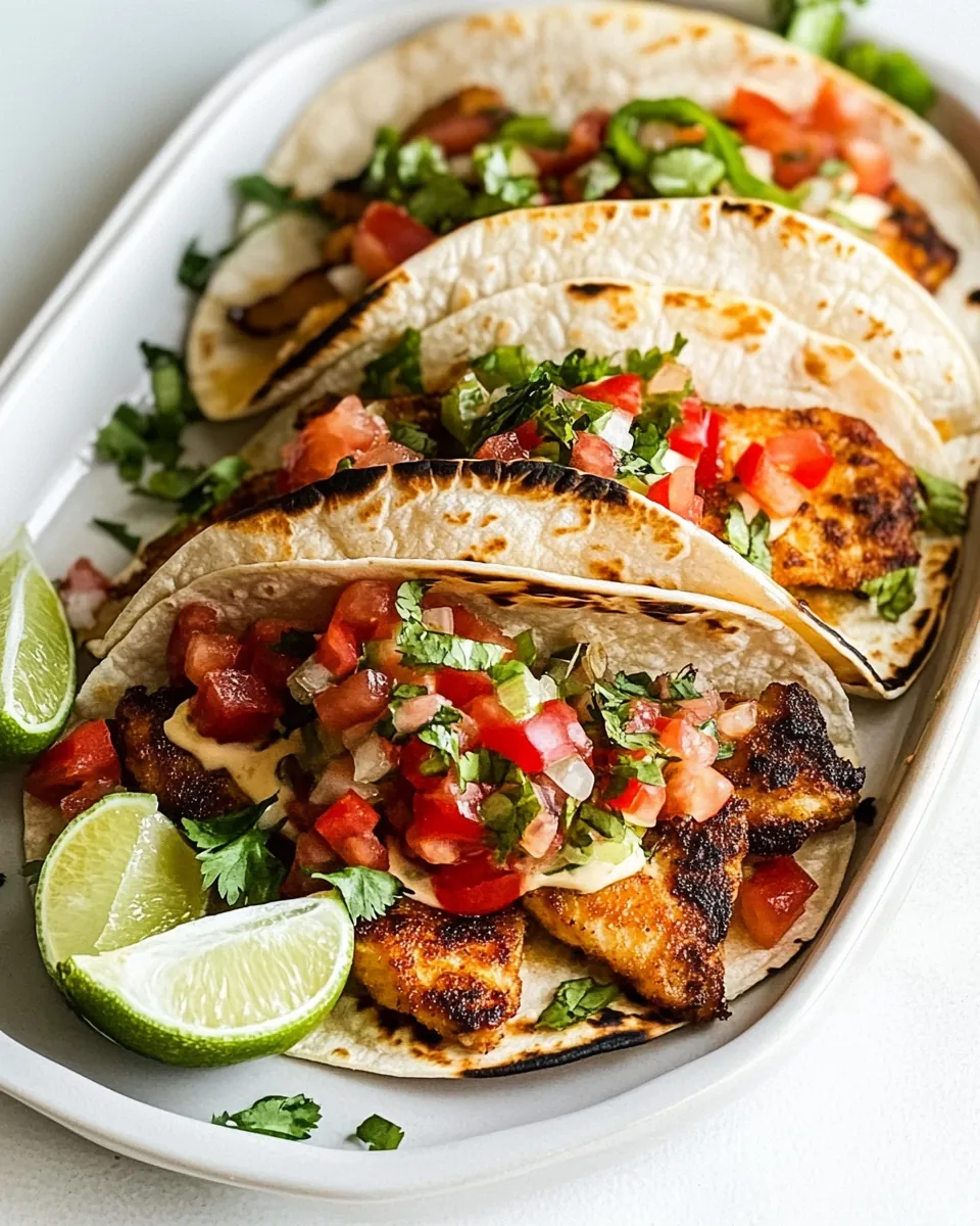 Crispy Cheesy Chicken Tacos