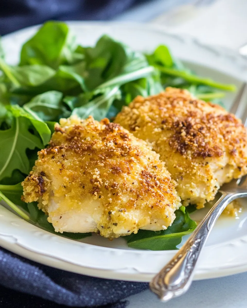 Crispy Chicken Caesar Thighs