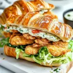 Crispy Chicken Croissant Sandwich
