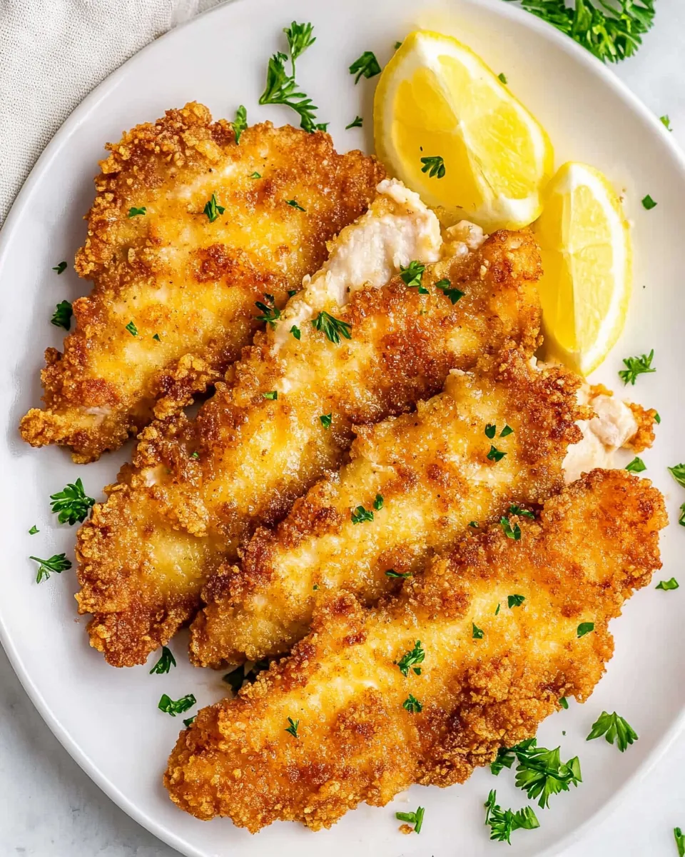 Crispy Chicken Cutlets