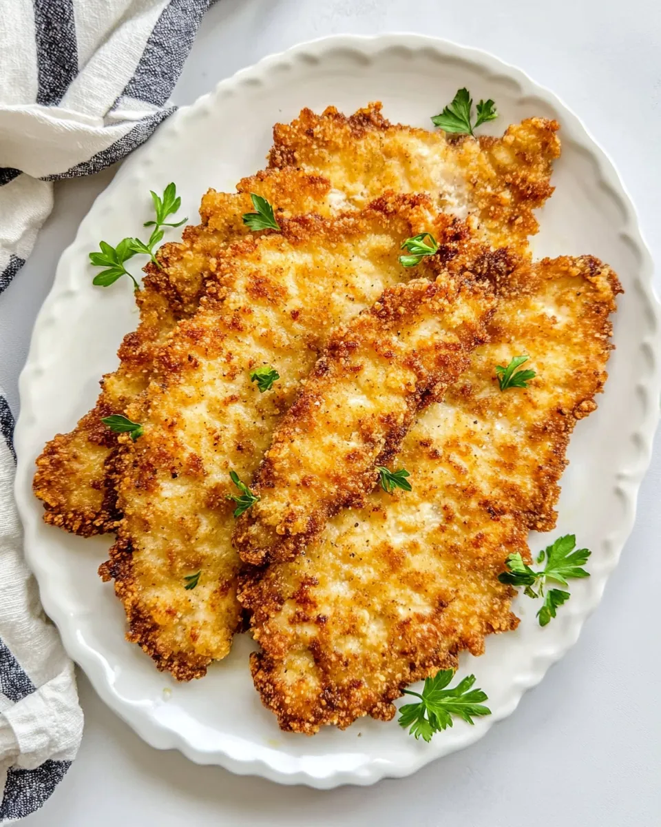 Crispy Chicken Cutlets