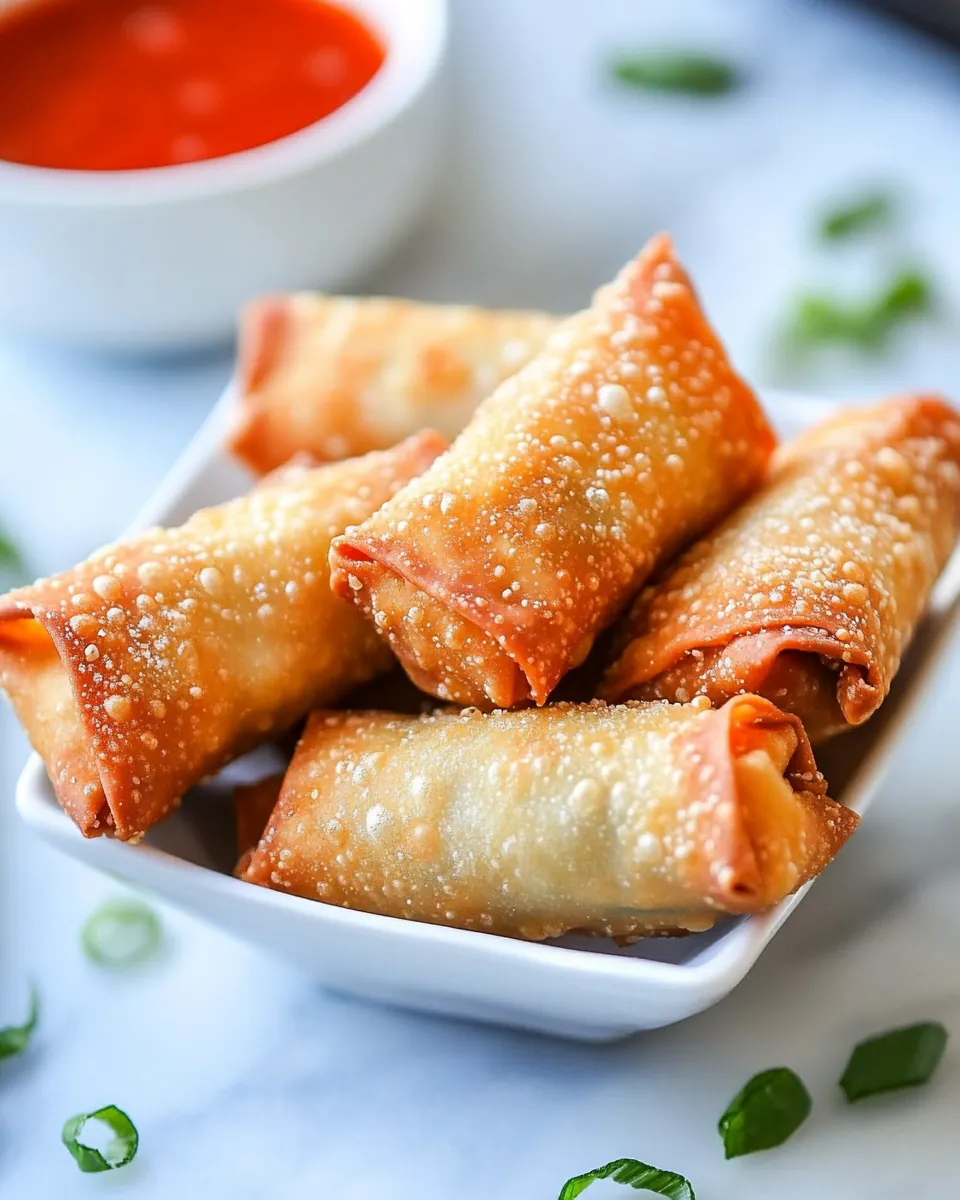 Crispy Chicken Egg Rolls
