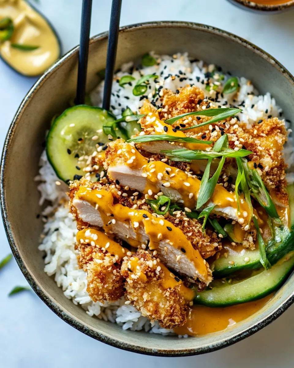 Crispy Chicken Katsu Bowls