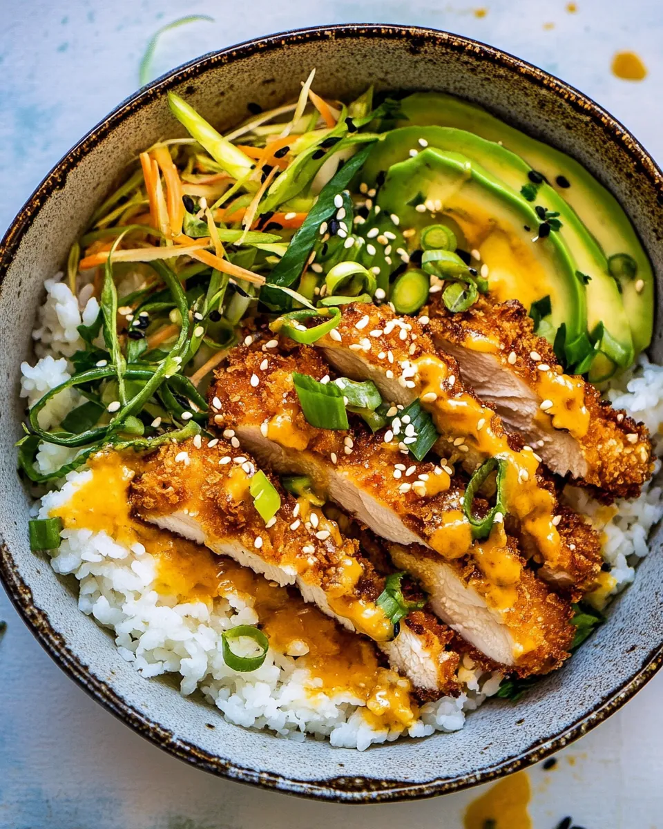 Crispy Chicken Katsu Bowls