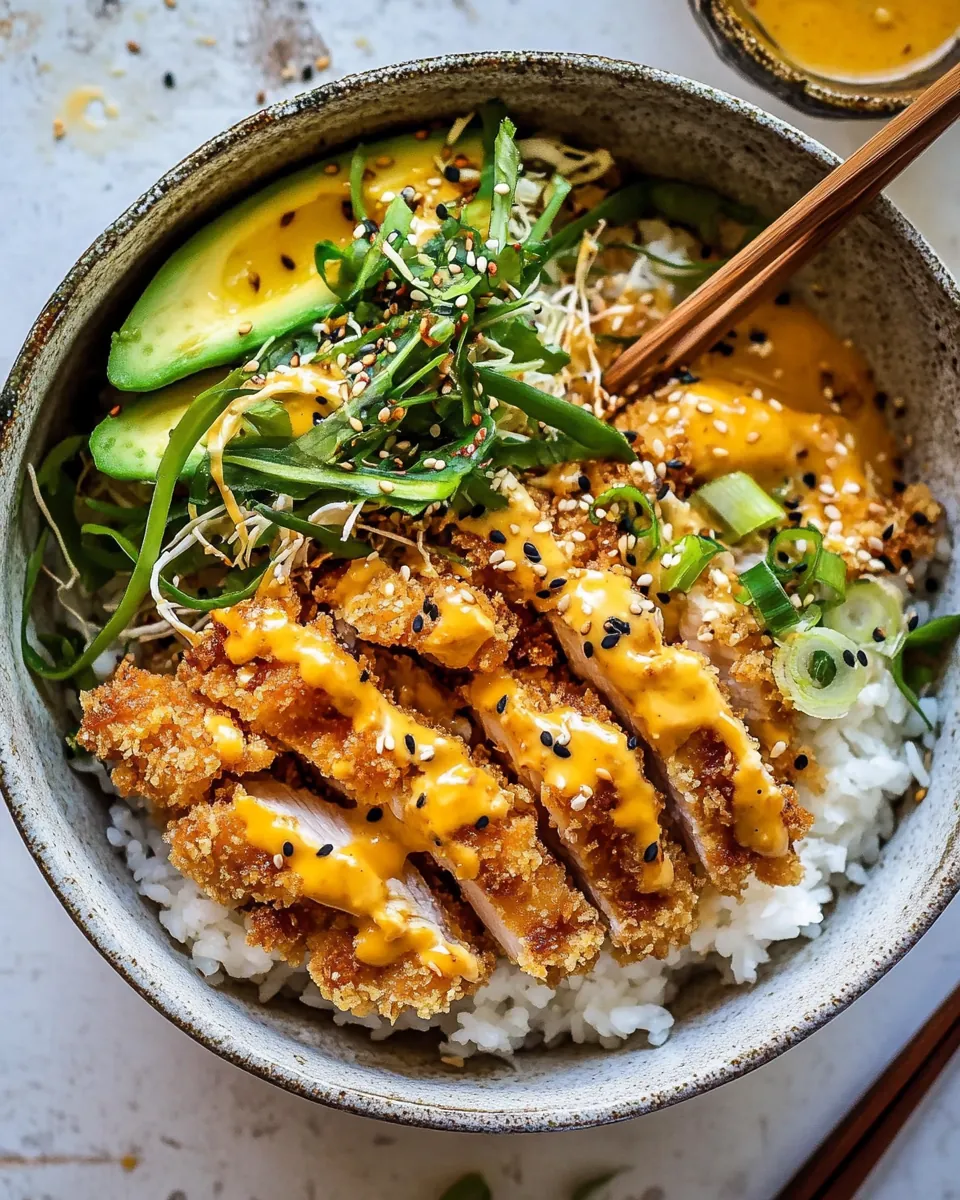 Crispy Chicken Katsu Bowls