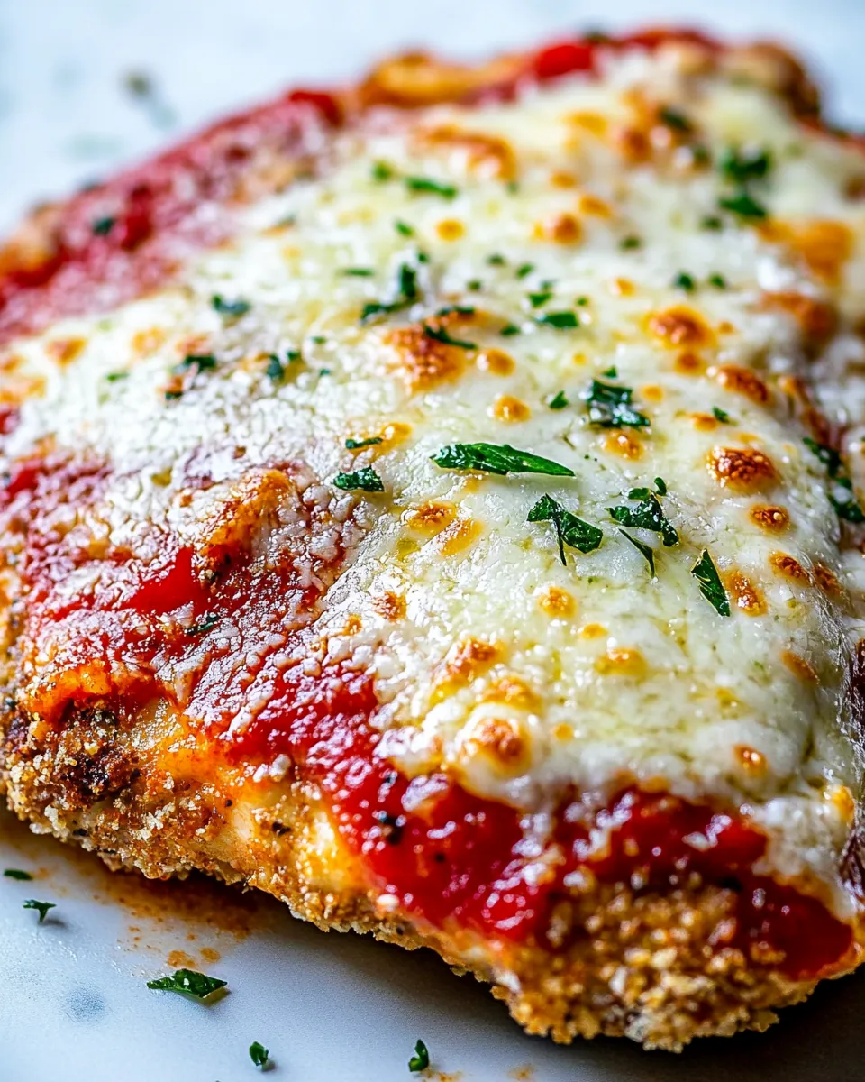 Crispy Chicken Parmesan