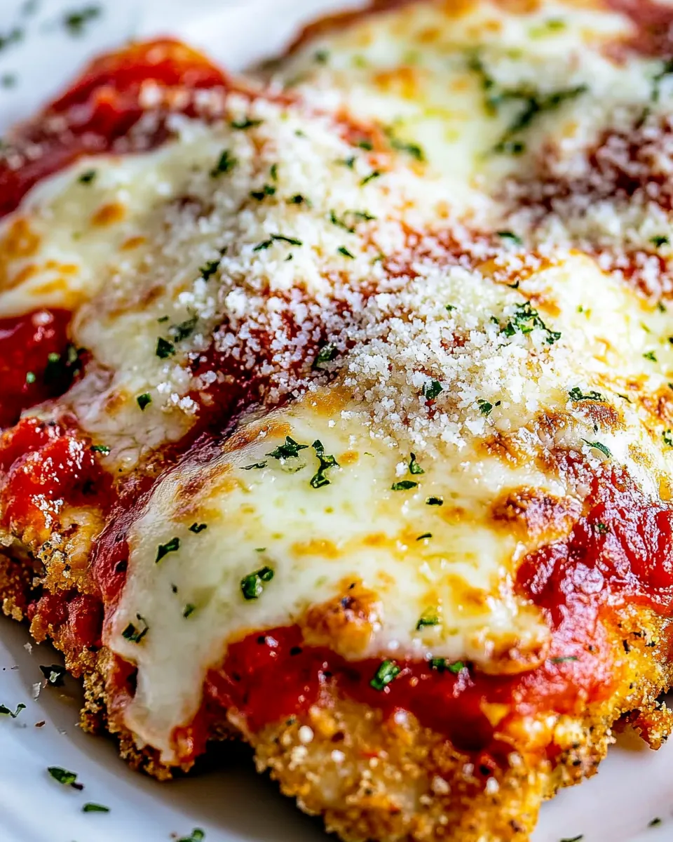 Crispy Chicken Parmesan