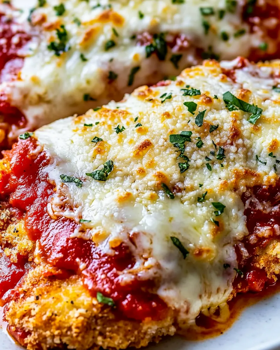 Crispy Chicken Parmesan