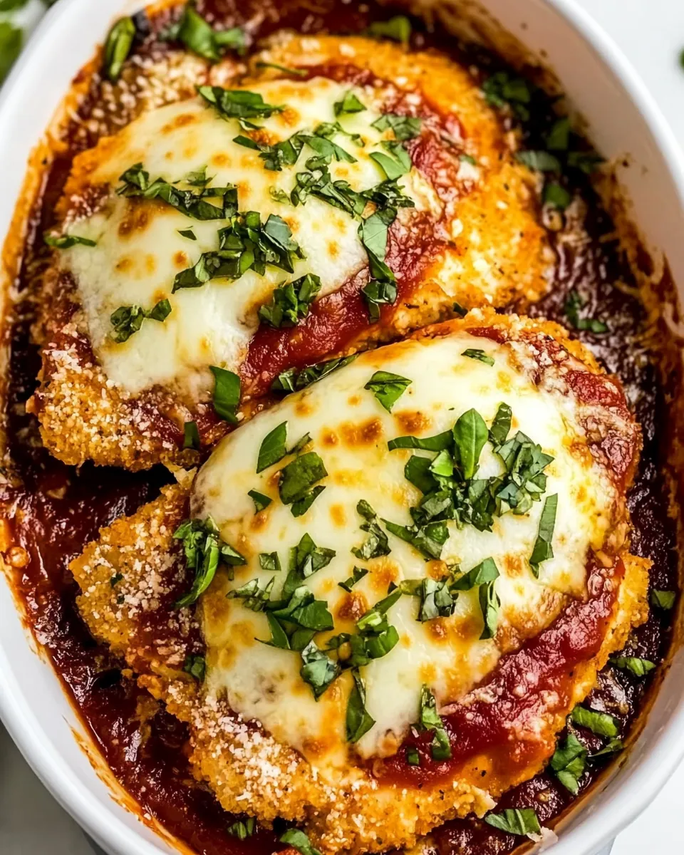 Crispy Chicken Parmesan