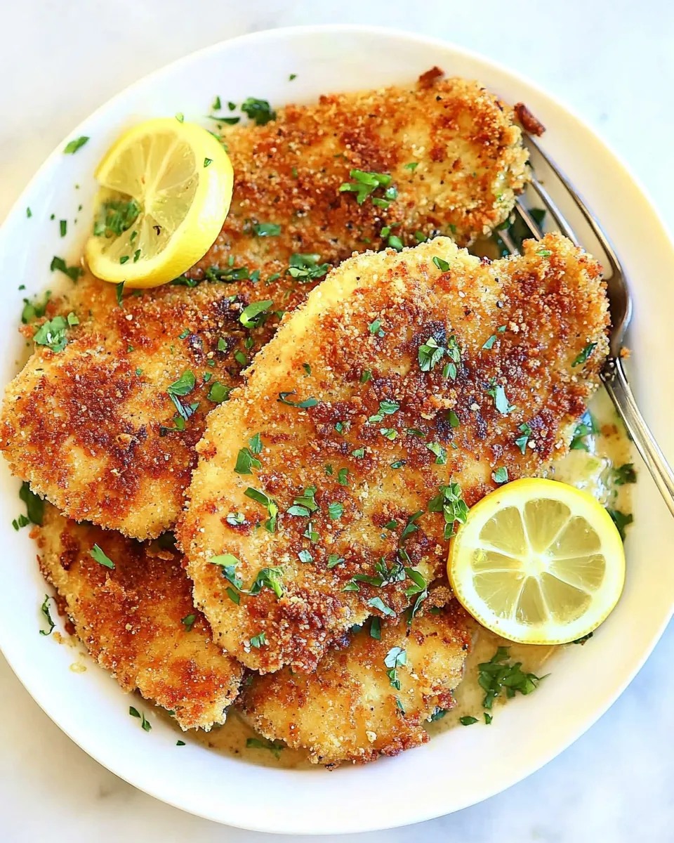 Crispy Chicken Schnitzel
